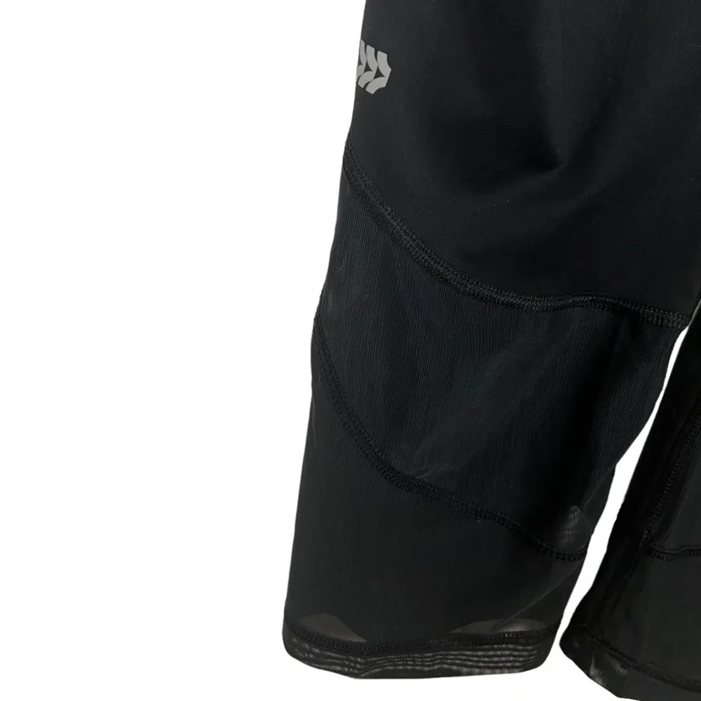All in Motion Black Crop Mesh Leggings Medium